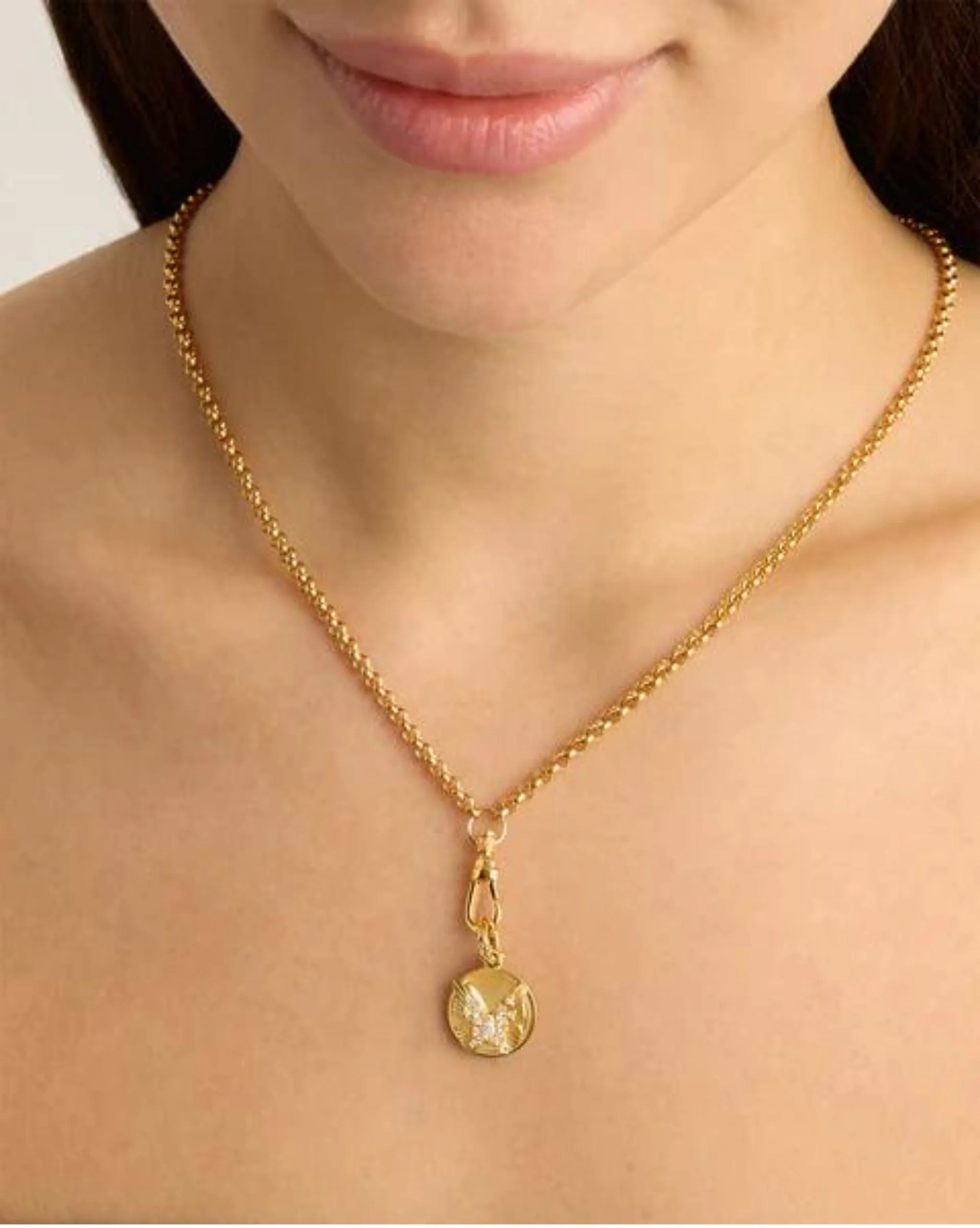 18k Gold Vermeil Your Story Albert Clasp Necklace