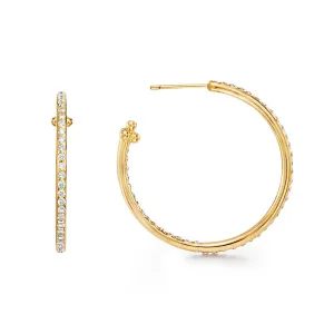 18K Large Hoop Earrings