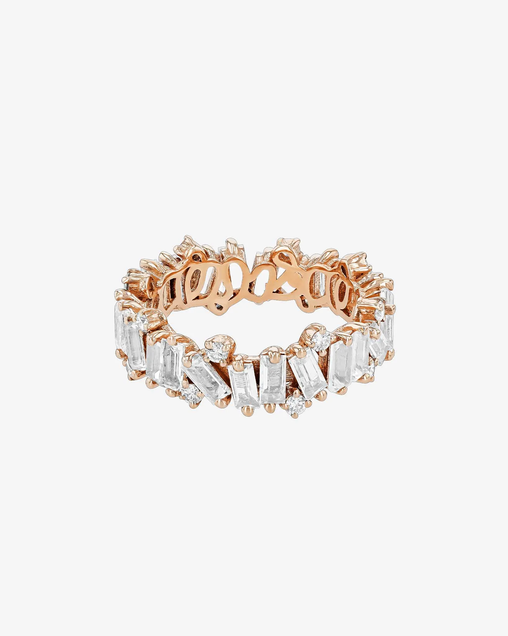 Amalfi Burst White Topaz Eternity Band