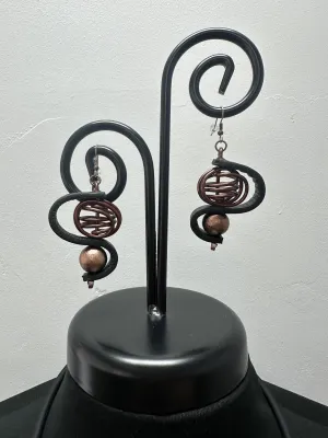 Amazon Copper Earrings