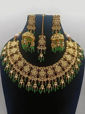 Antique Gold Design Necklace Set