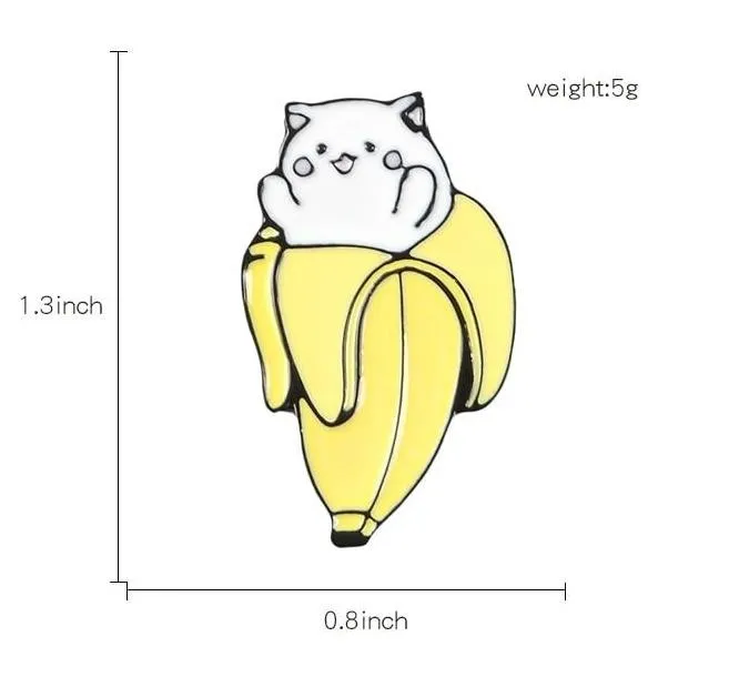 Banana Cat Pin