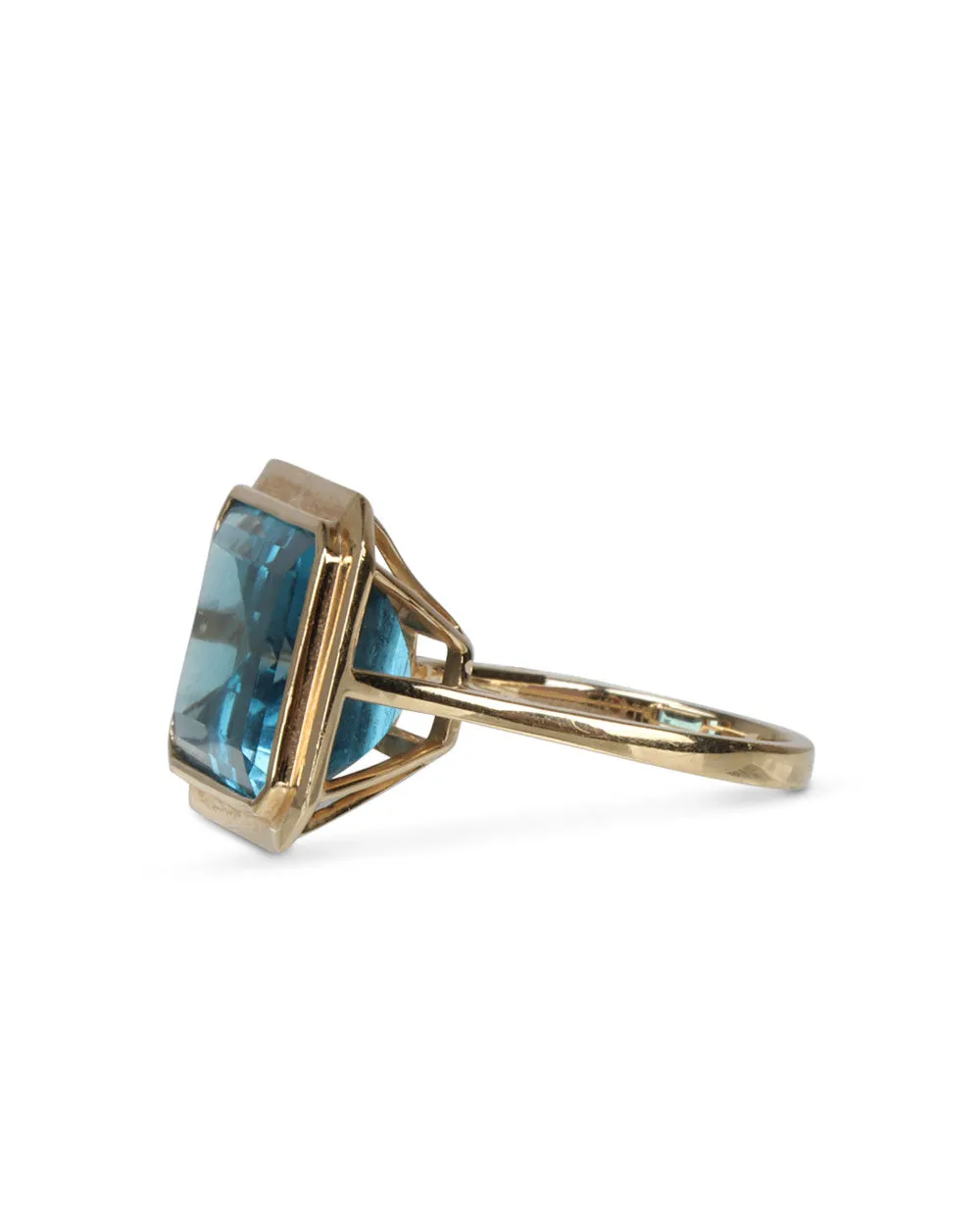 Blue Topaz Cocktail Ring