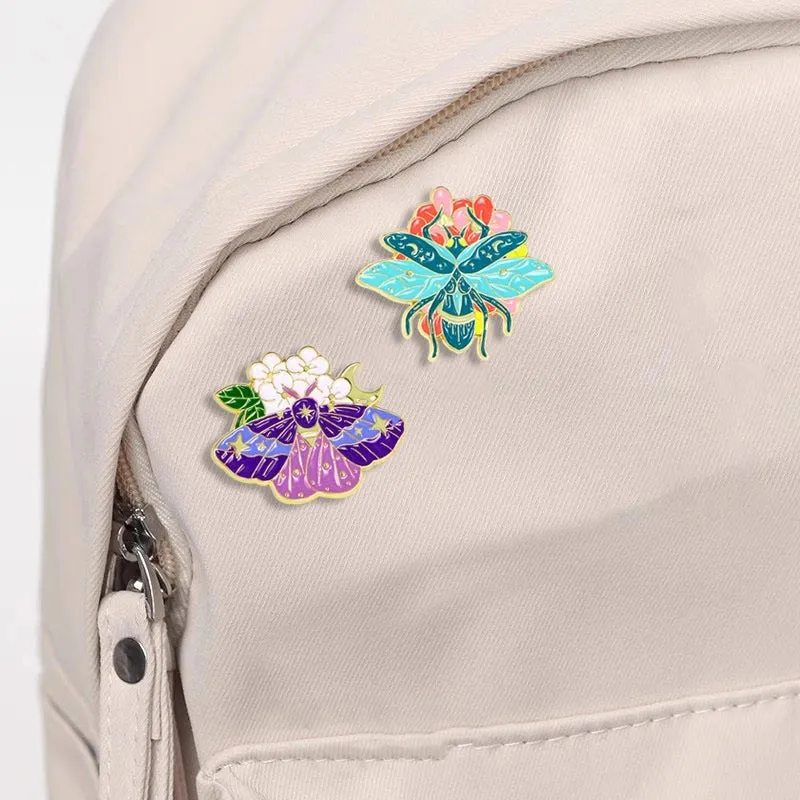 Cartoon Style Sweet Pin Flower Butterfly Alloy Enamel Unisex Brooches