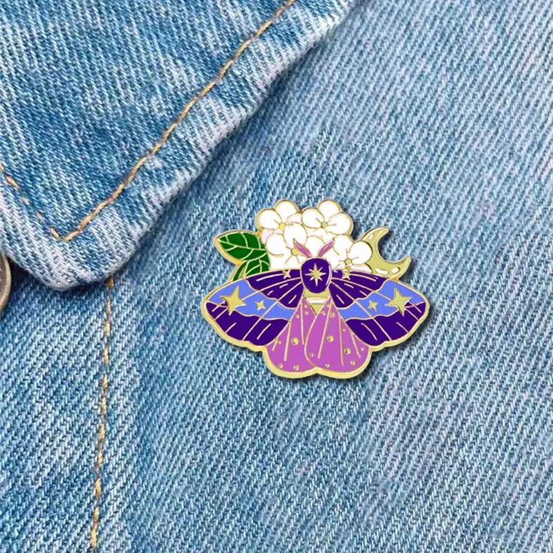 Cartoon Style Sweet Pin Flower Butterfly Alloy Enamel Unisex Brooches