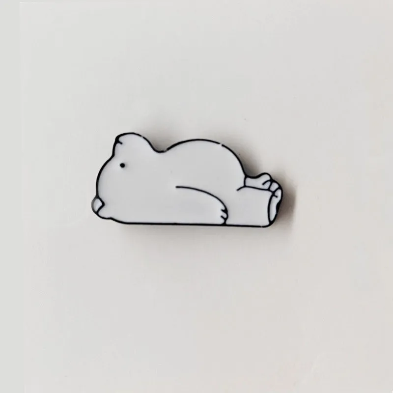 Casual Cute Streetwear Cartoon Character Alloy Enamel Unisex Brooches