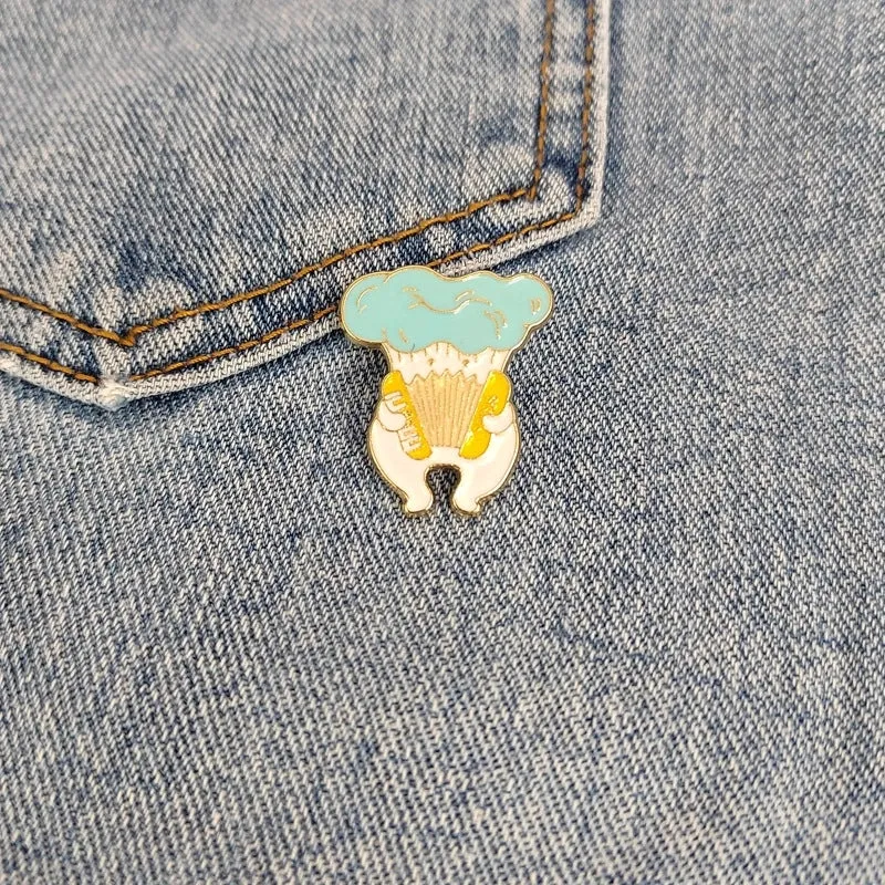 Casual Cute Streetwear Cartoon Character Alloy Enamel Unisex Brooches