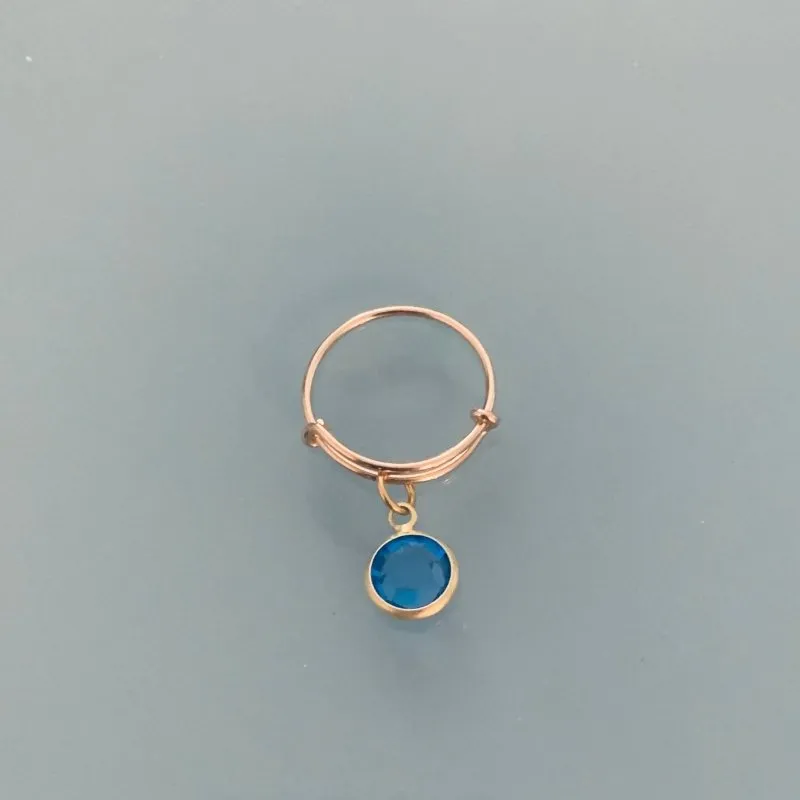 Clover 24k Gold Plated Ring with Moon Pendant | Golden Ring | Celestial Ring | Golden Women Ring | Lucky Ring