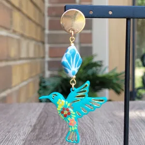 Colibrí Talavera earrings