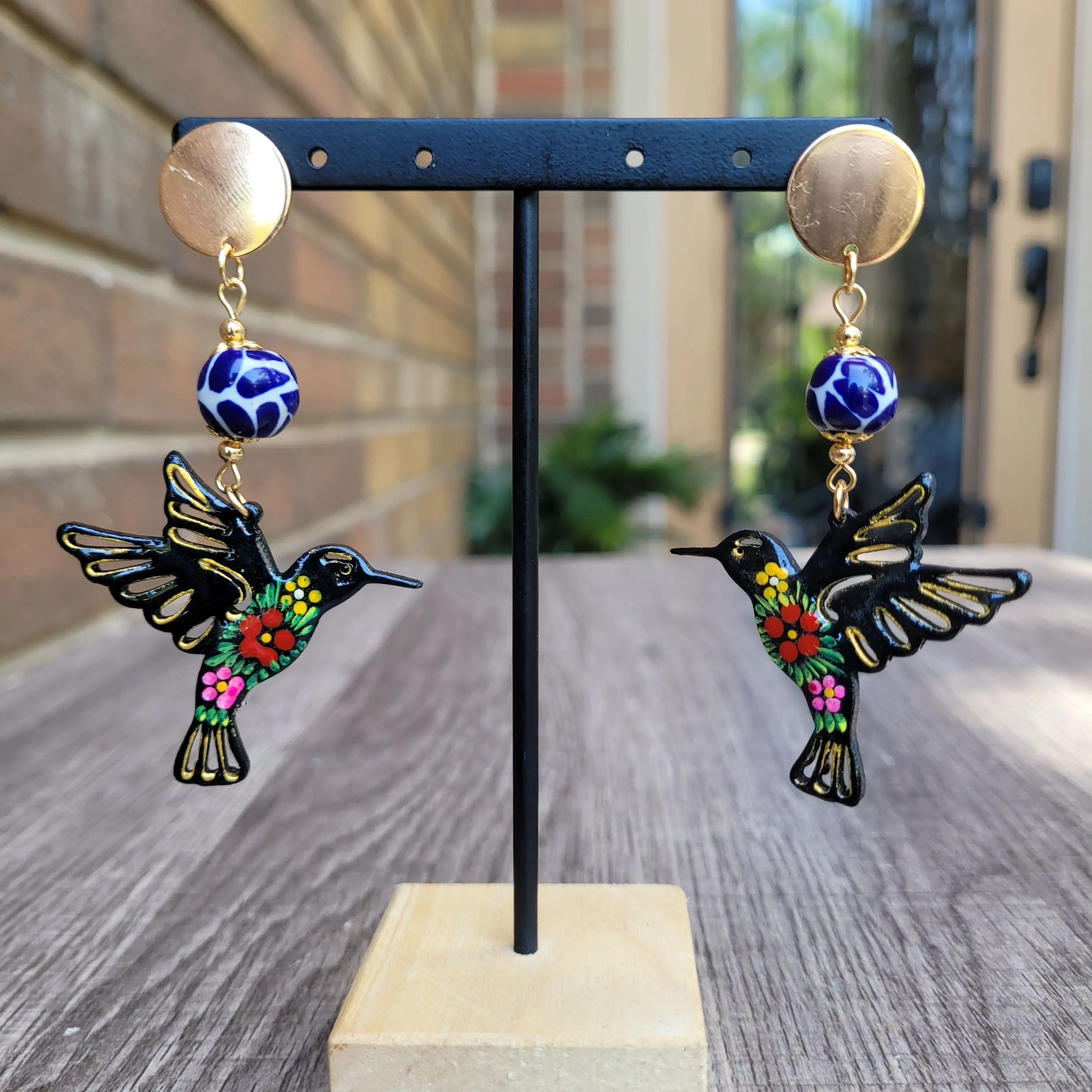 Colibrí Talavera earrings