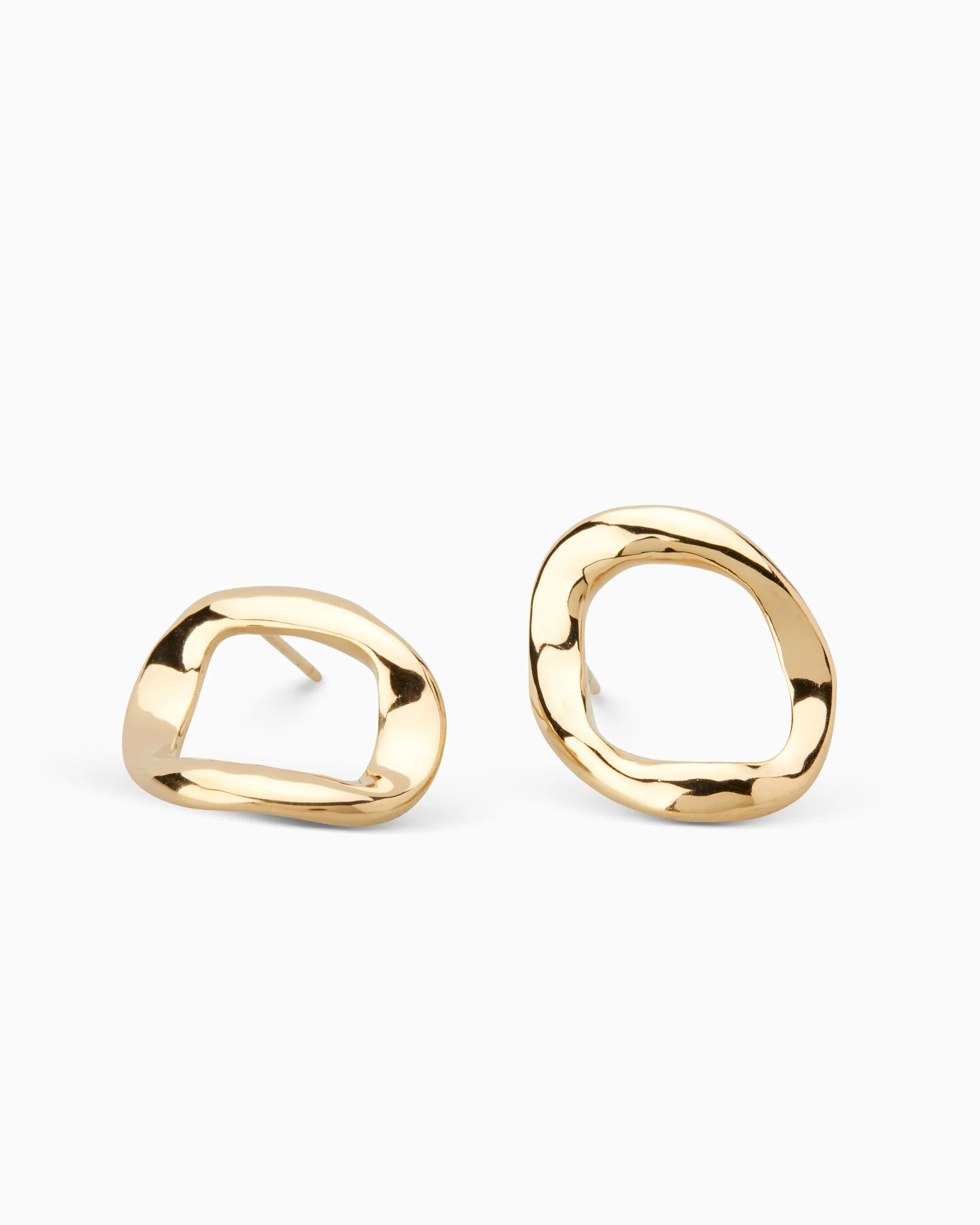 Curve Earrings Classic | Gold