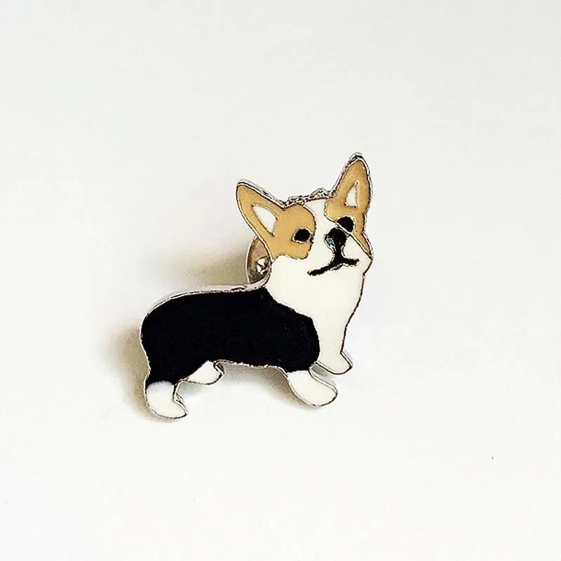 Fashion Pin Dog Alloy Enamel Unisex Brooches