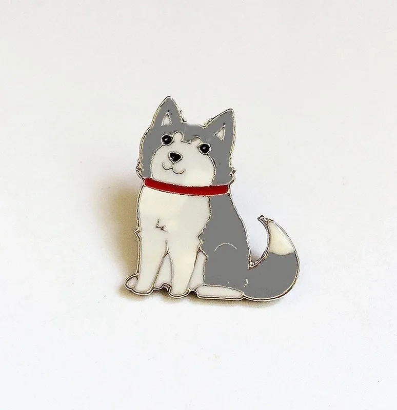 Fashion Pin Dog Alloy Enamel Unisex Brooches