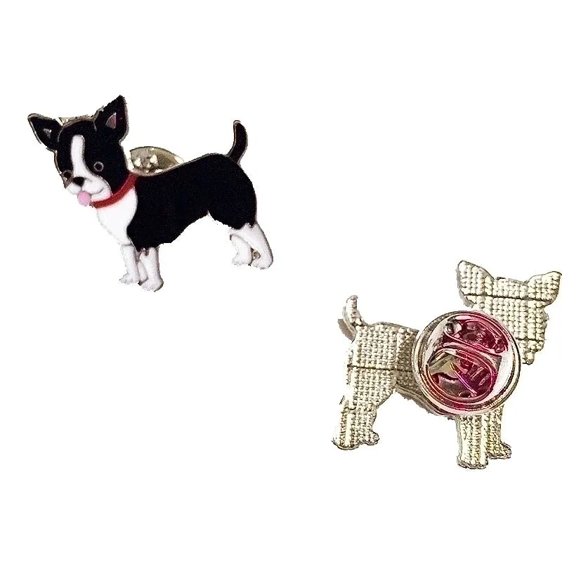 Fashion Pin Dog Alloy Enamel Unisex Brooches