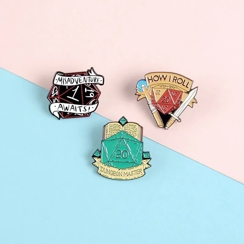 Fashion Pin Letter Alloy Enamel Unisex Brooches