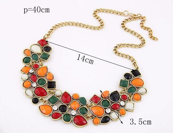 Fashion Statement Necklaces & Pendants for Women Collier Femme Vintage Maxi Necklace Collares Mujer Kolye Jewelry Bijoux