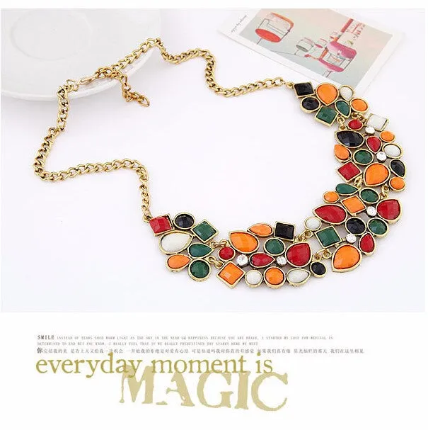 Fashion Statement Necklaces & Pendants for Women Collier Femme Vintage Maxi Necklace Collares Mujer Kolye Jewelry Bijoux