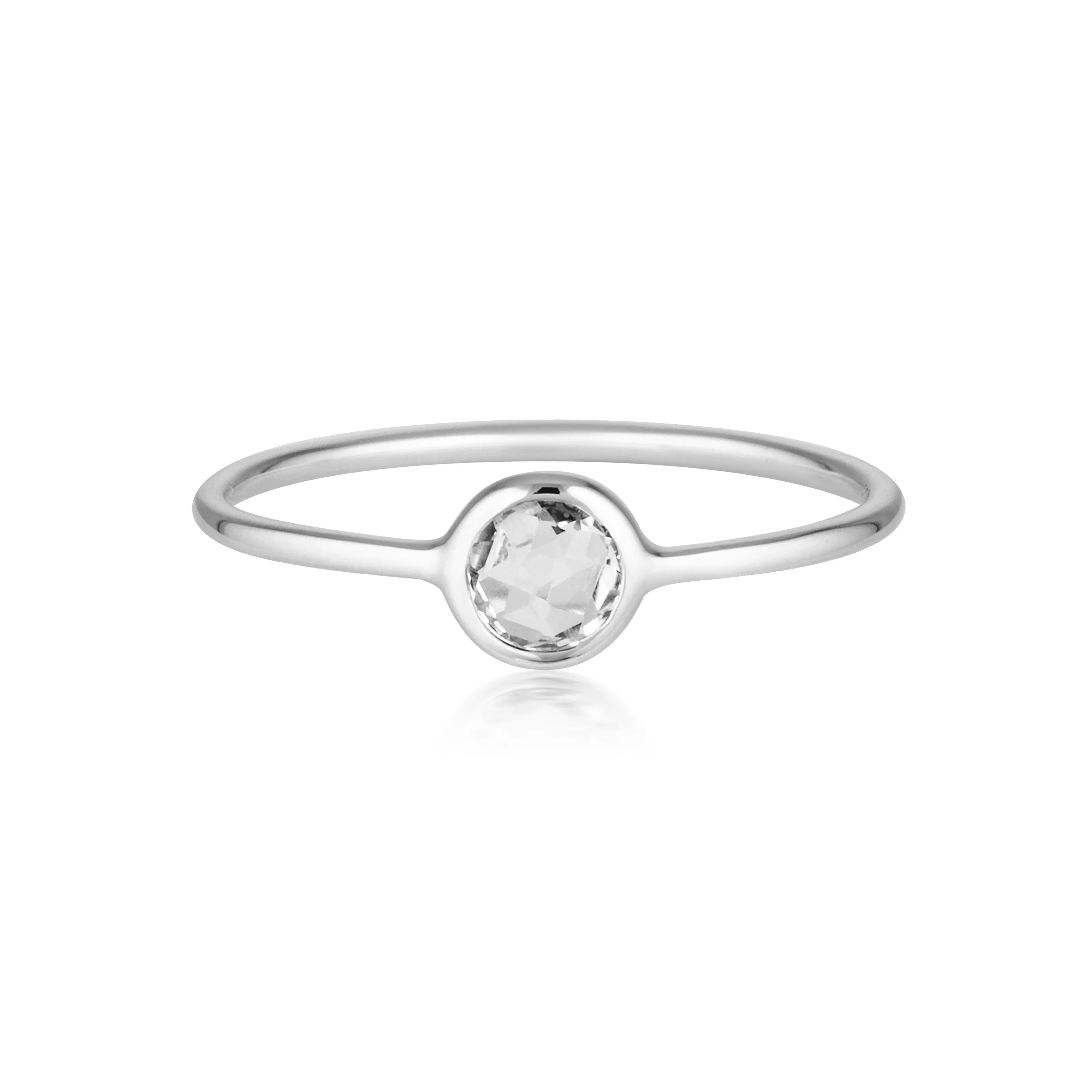 Georgini - Eos Sterling Silver White Topaz Ring