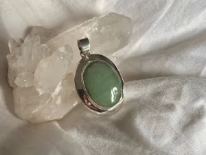 Green Aventurine Medea Pendant - Oval