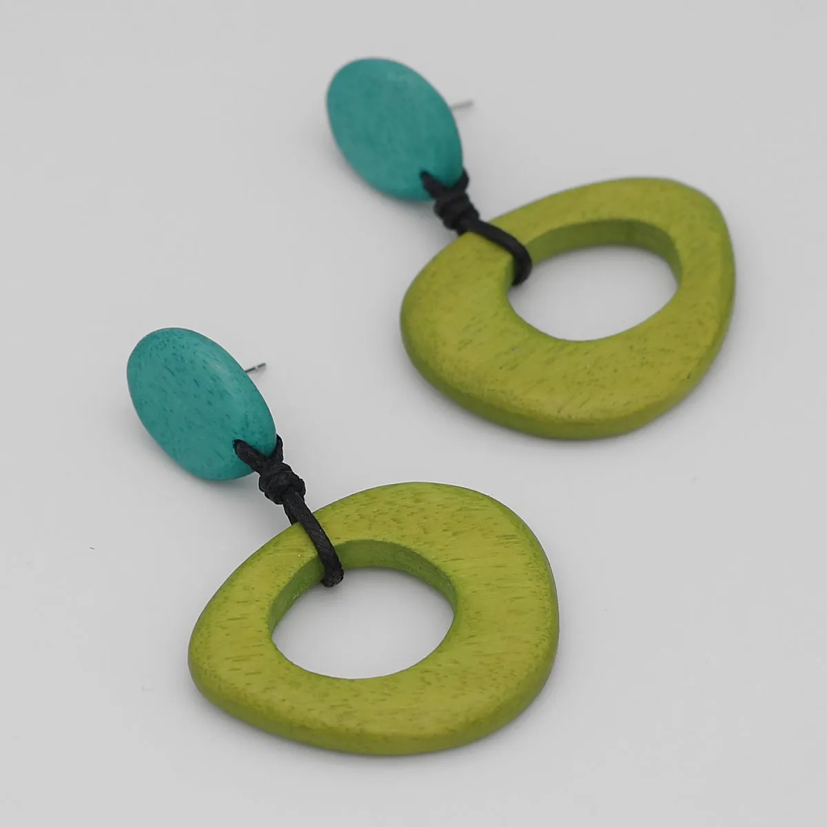 Green Statement Jasper Earrings