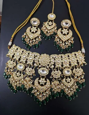 Kundan Jadau Polki Necklace Set