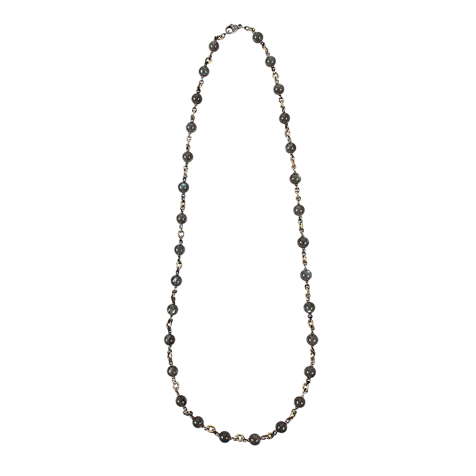 Labradorite Bead Chain Necklace