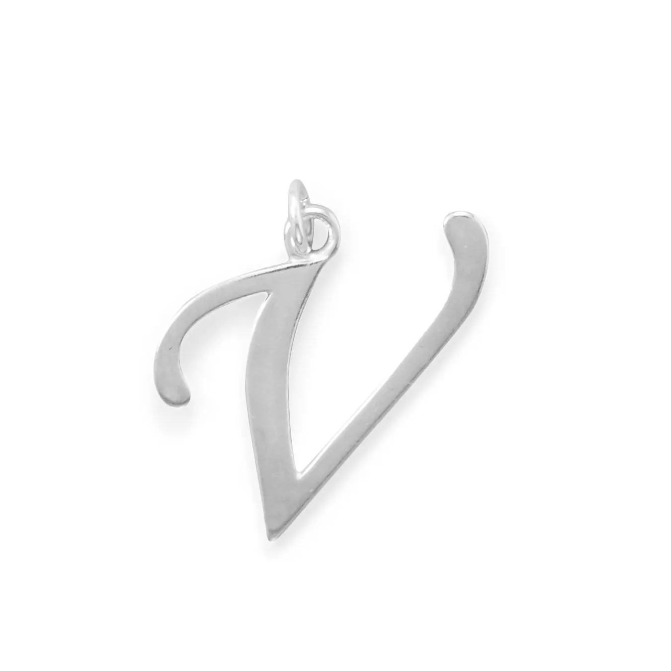 Large Polished Letter Pendant (A-Z)