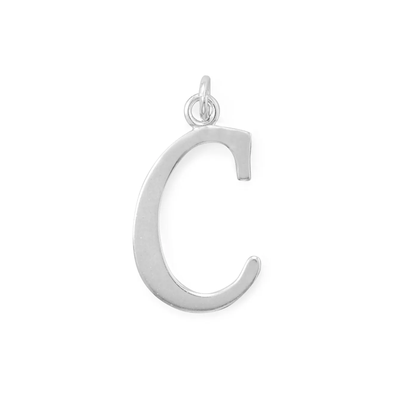 Large Polished Letter Pendant (A-Z)