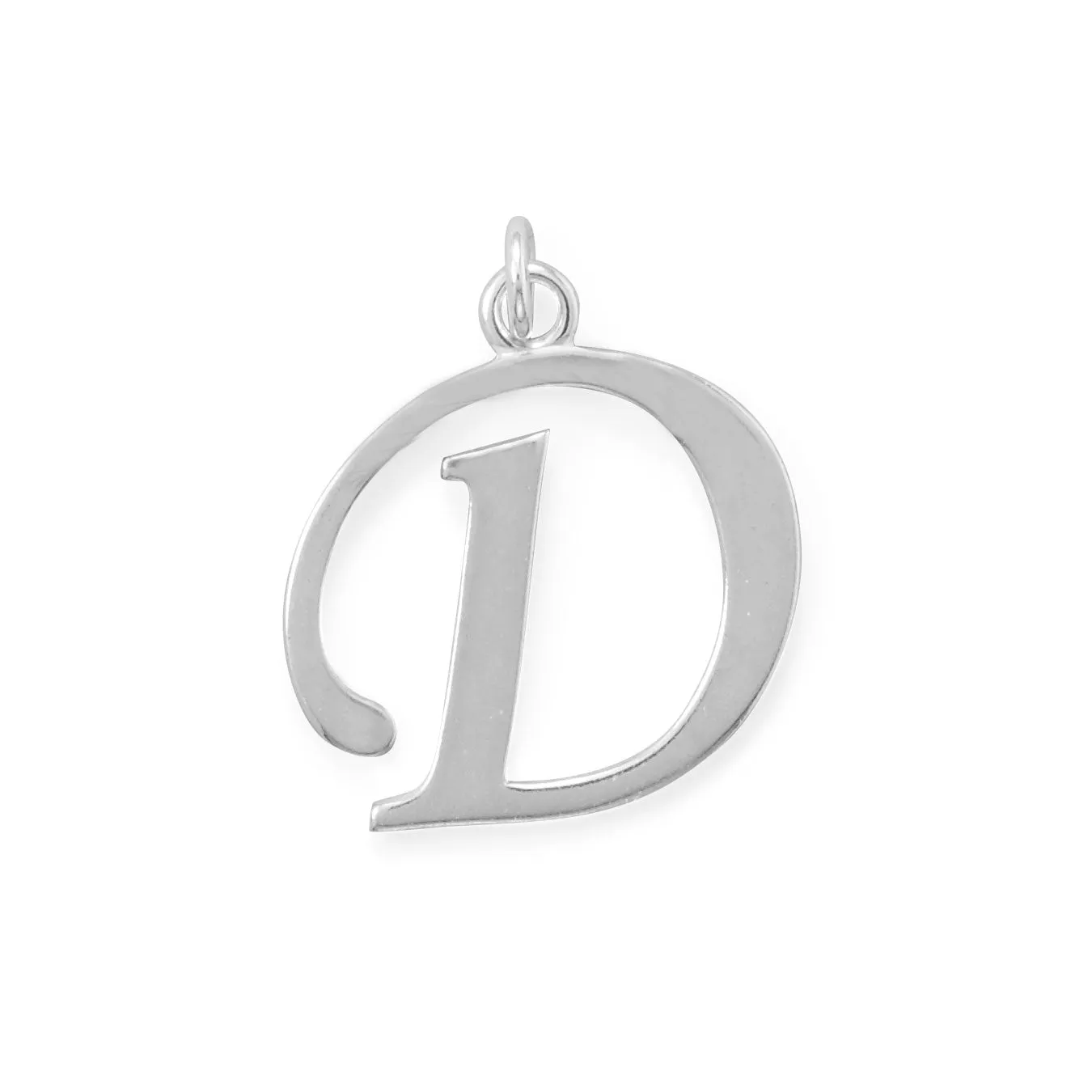 Large Polished Letter Pendant (A-Z)