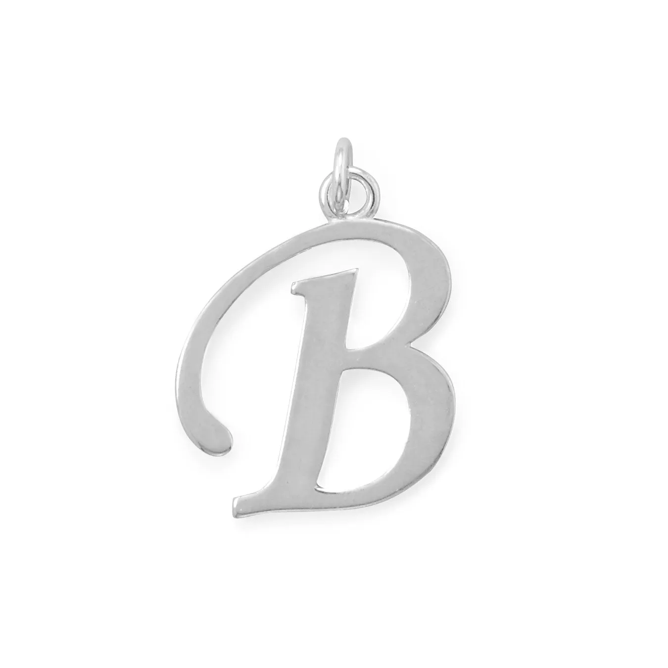 Large Polished Letter Pendant (A-Z)