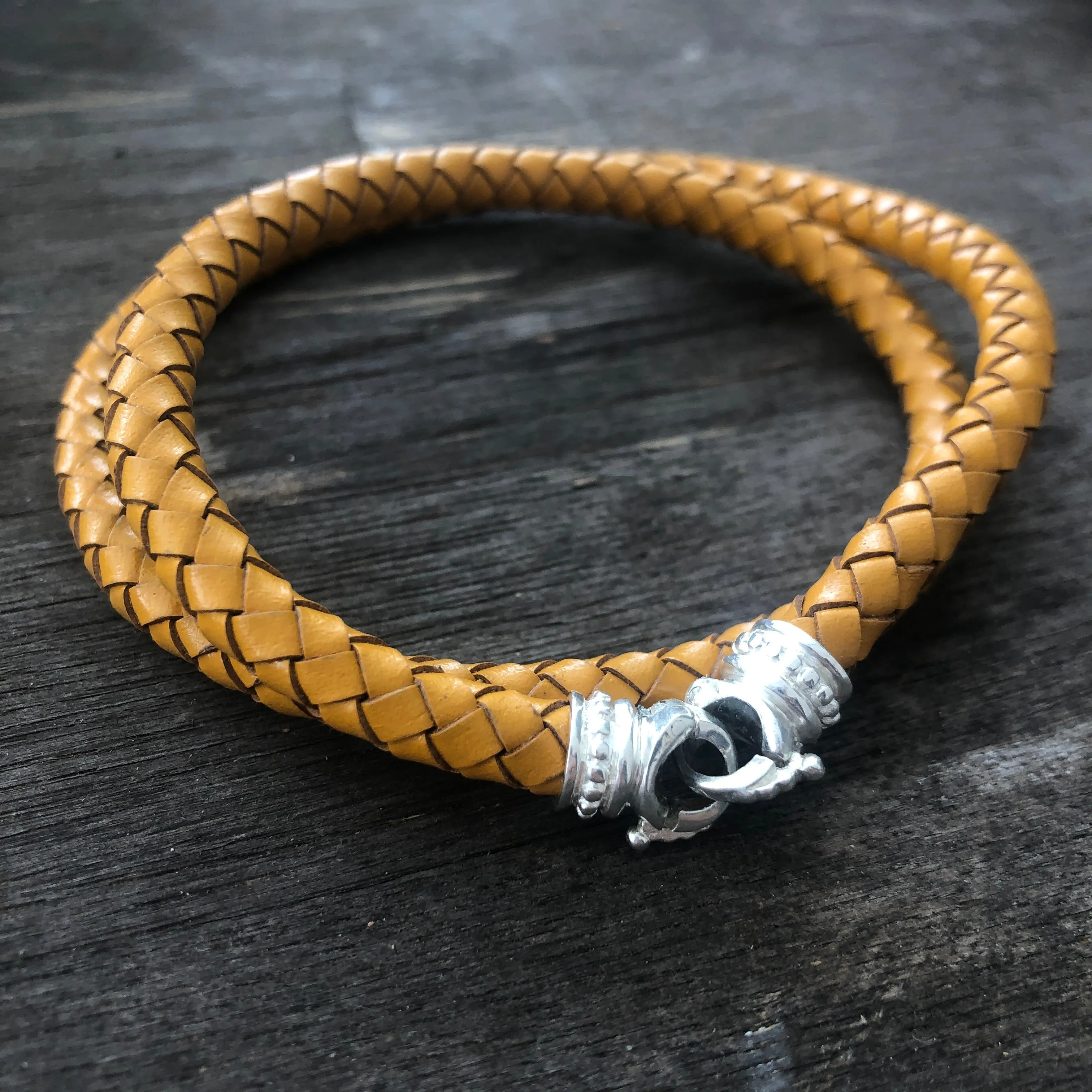 Leather Necklace Chord with Connections