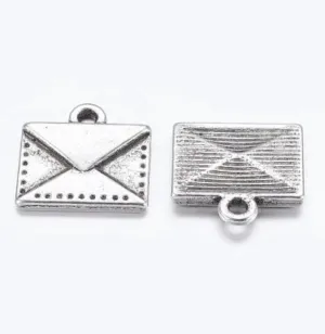 Letter Silver Charm