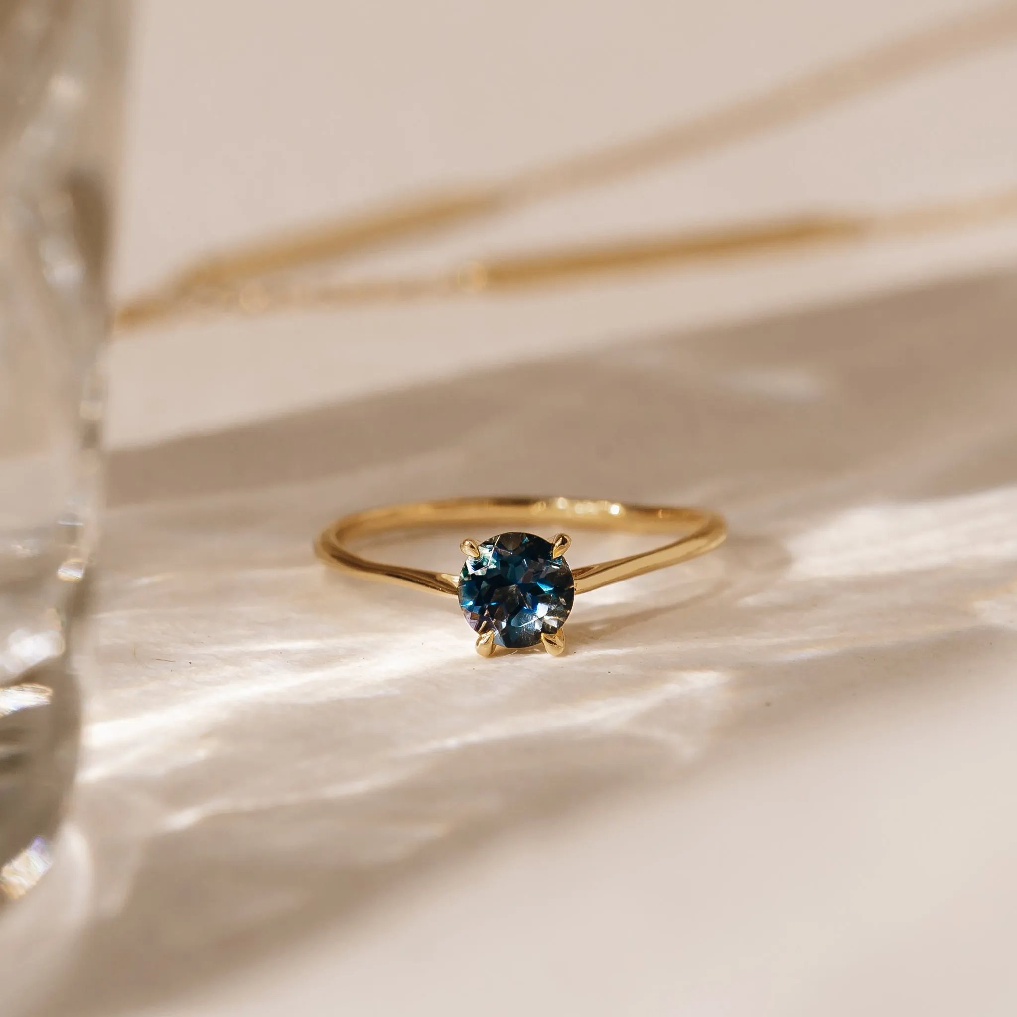 London Blue Topaz Ring - Lilly