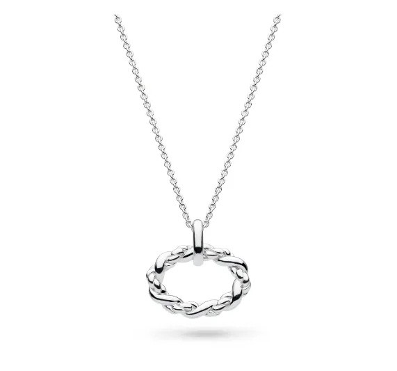 Marina Rope Twist Oval Necklace