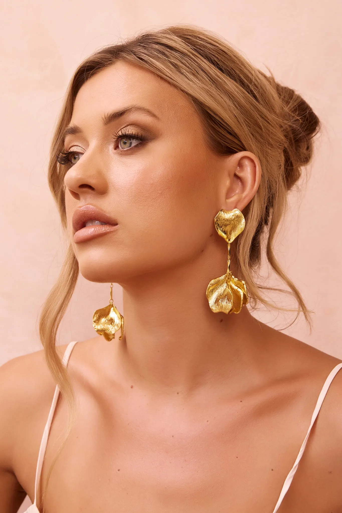 Morning Meadow Earrings - Gold