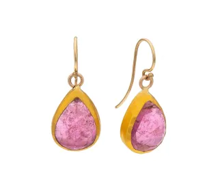 Nava Zahavi Pink Drop Earrings