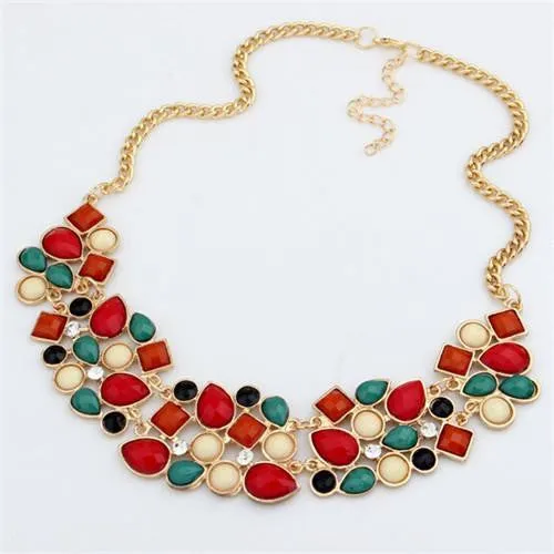 New Vintage Necklace Colares Femininos Maxi Collier Collar Choker Statement Necklaces For Women