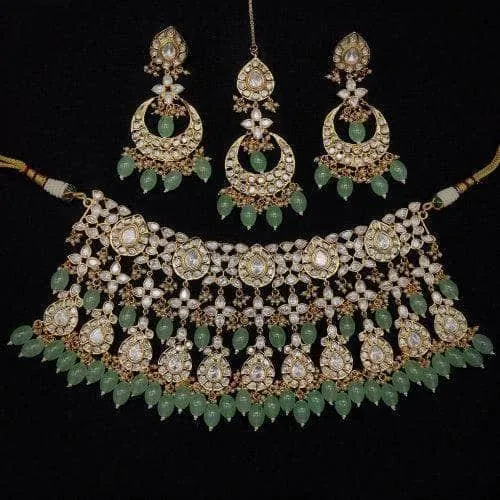 Pearl Kundan Bridal Necklace Set