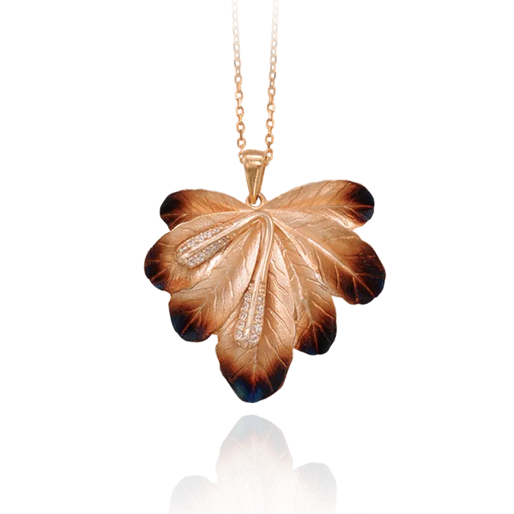 Petal Cluster Ember Pendant