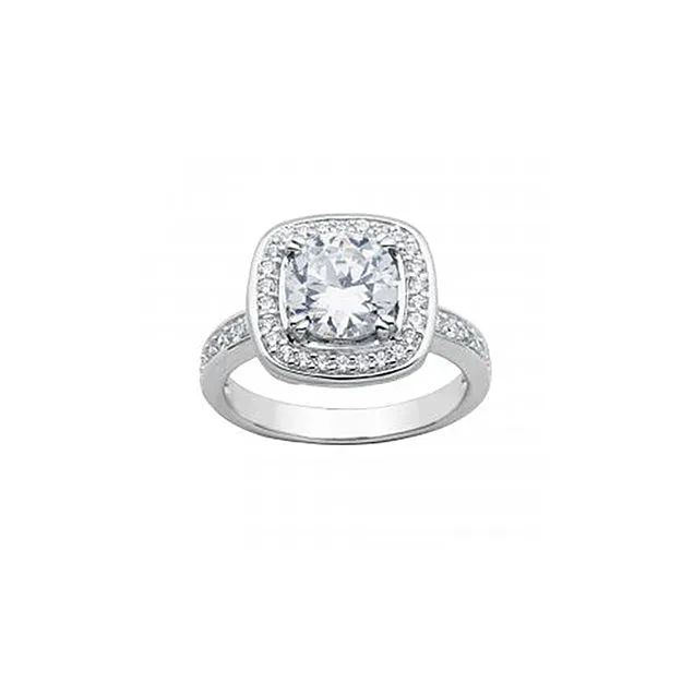 Reign Diamondlite Cushion Halo Ring