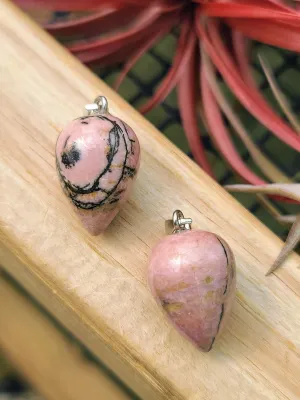 Rhodonite Teardrop Pendant