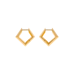 Sculptura square earrings