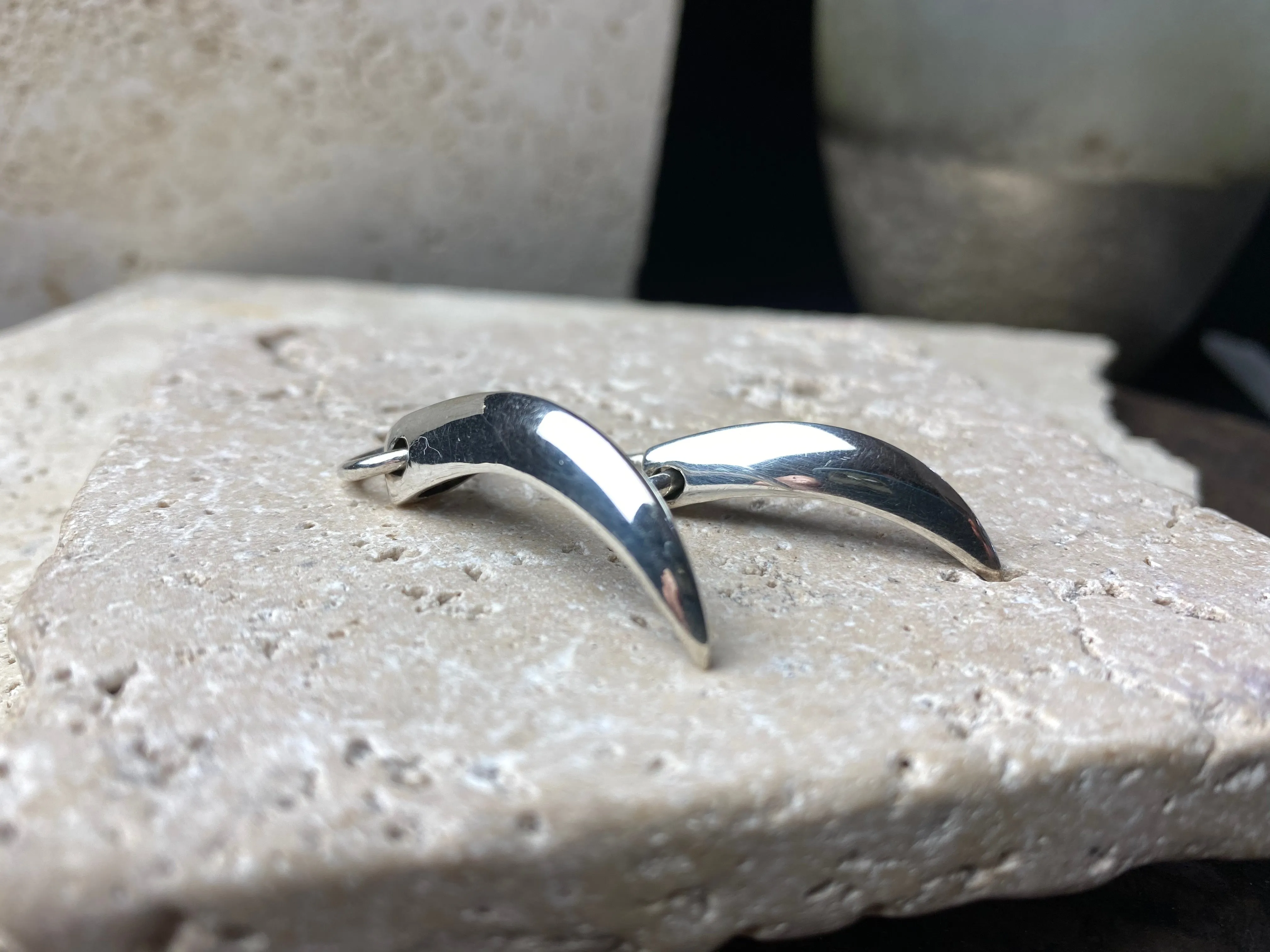 Silver Claw Pendant - Two Sizes