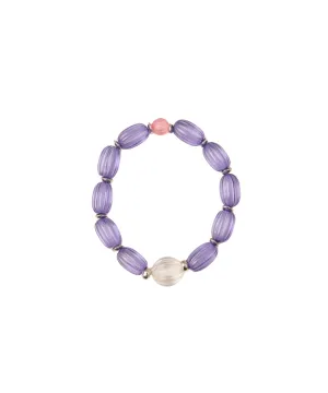 SODINI PLISSE BRACELET IN PURPLE