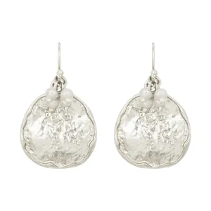 Solange Freshwater Pearl Earrings in Silver