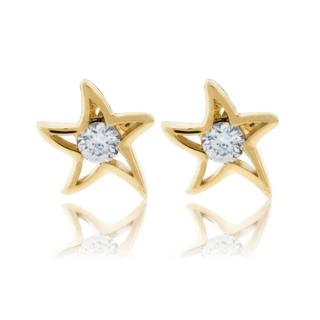 Star Fish Stud Earrings