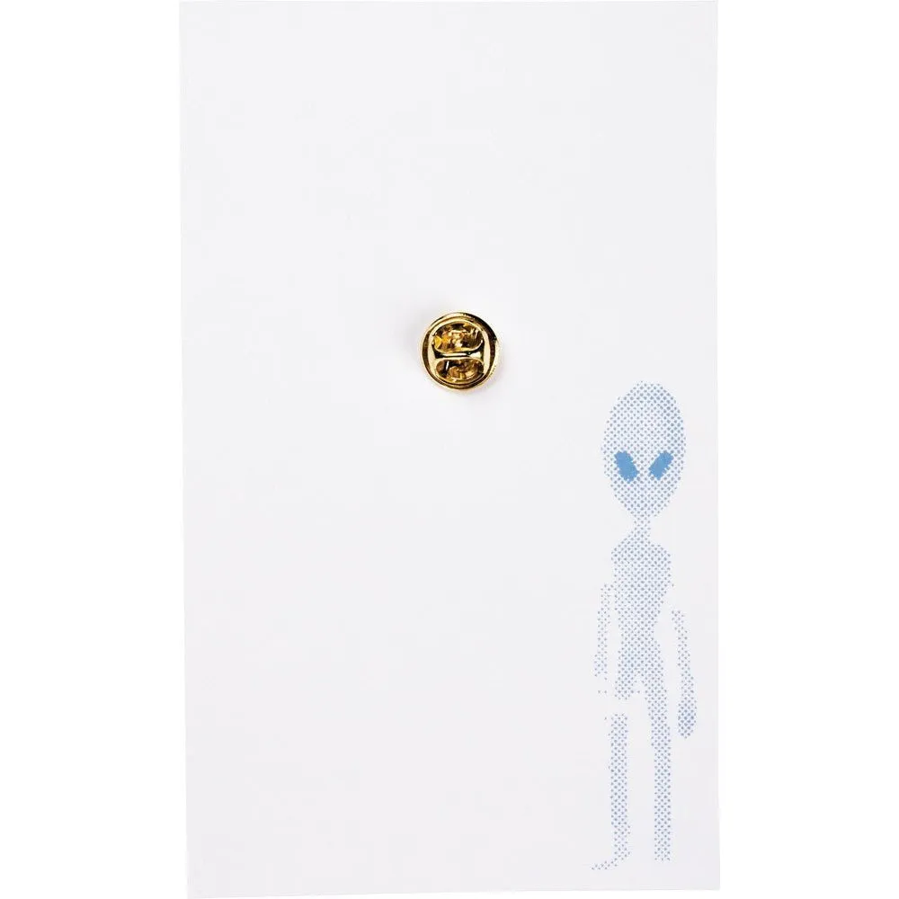 The Truth Is Out There UFO Enamel Pin on Gift Card