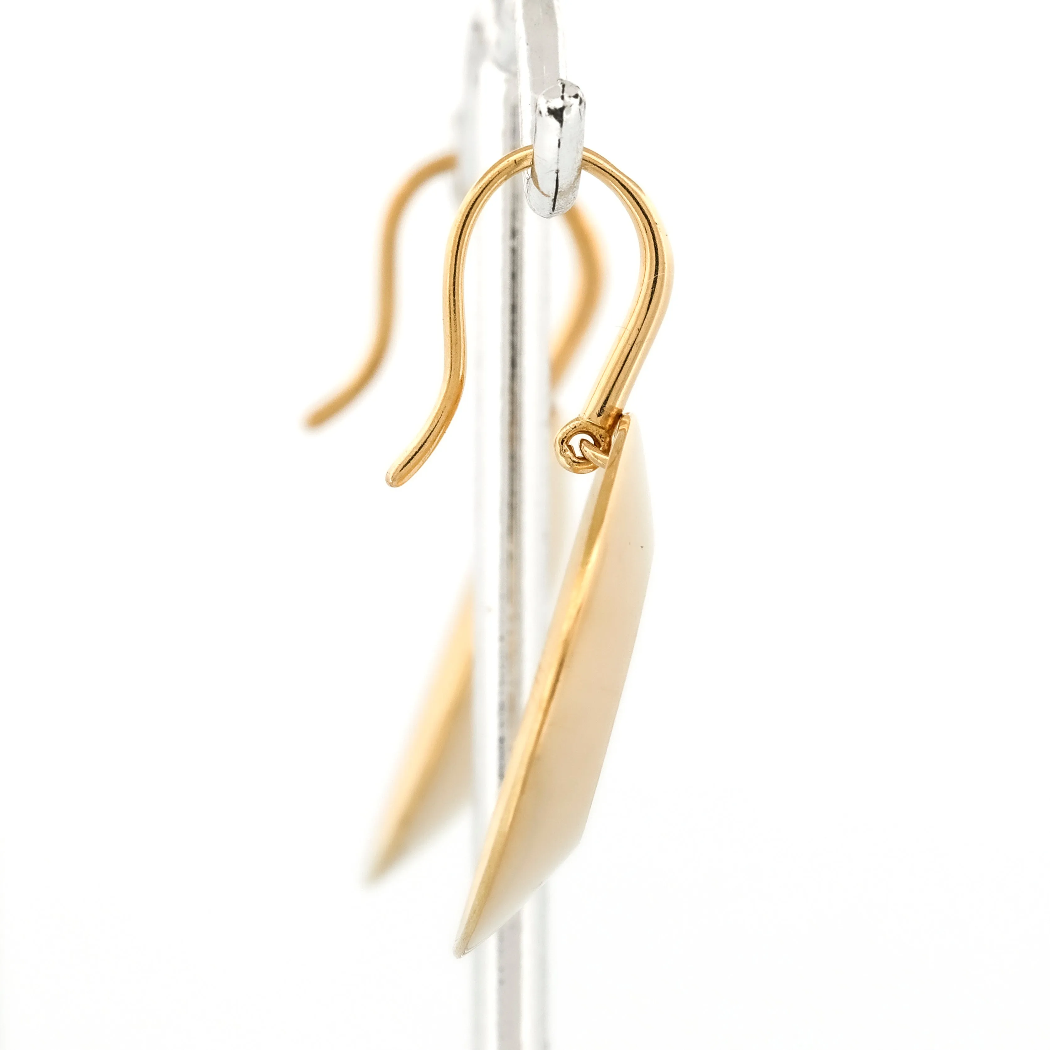 Tiffany & Co. Frank Gehry Morph Dangle Hook Earrings in 18k Yellow Gold