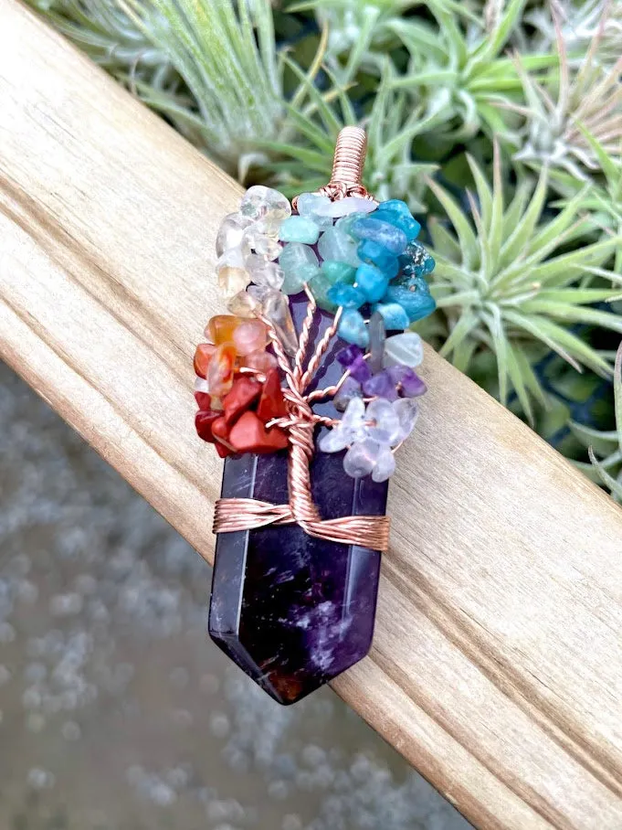 Tree of Life Chakra Pendant