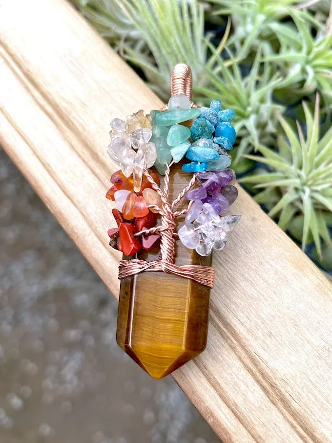 Tree of Life Chakra Pendant